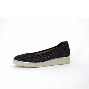 NEW BELLA COMFORTO women's dula slip-on shoes in black pontini